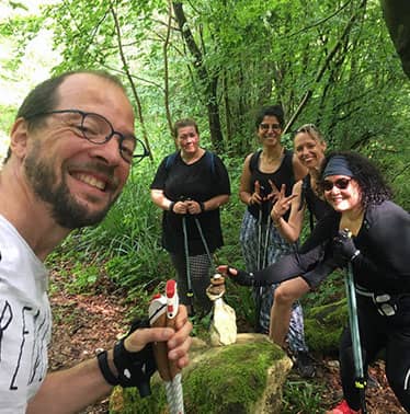 marche nordique forêt de carnelle